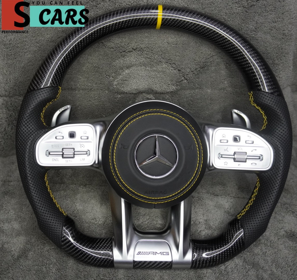 Mercedes-Benz AMG Performance Steering Wheel AMG for All Models 2019-2025 (A/C/E/G/ML/GLA/GLS/S/GT/GLE)