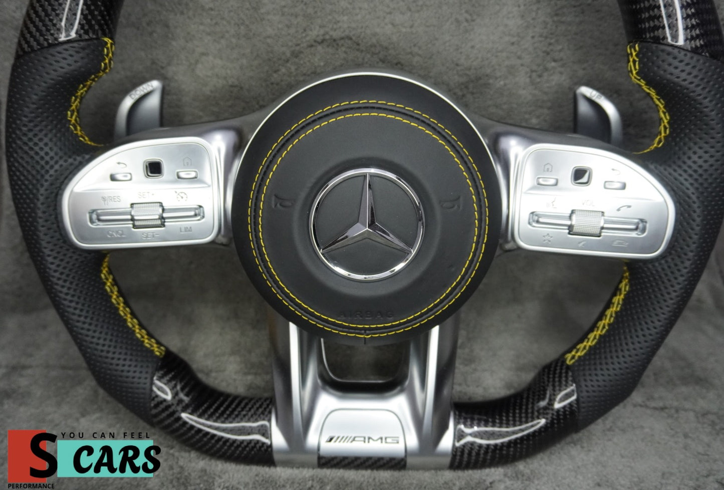 Mercedes-Benz AMG Performance Steering Wheel for All Models 2008-2018 (A/C/E/G/ML/GLA/GLS/S/GT/GLE)